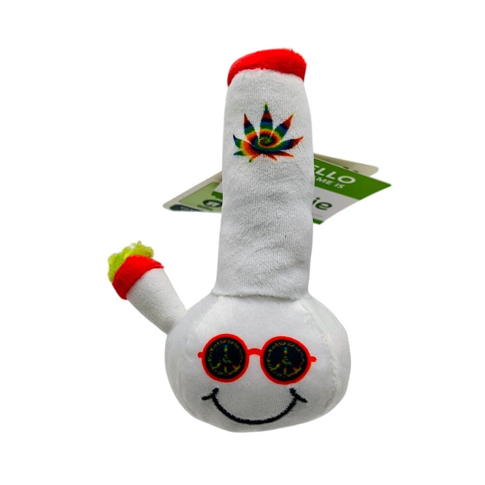 5" 420 Bong‑Inspired Pet Toy – Mini Squeaky Plush for Small Dogs/Cats